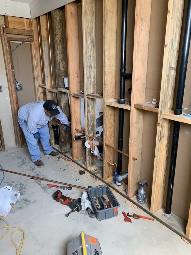 Commercial rough-in plumbing for Commercial Plumbing in Pine Brook
